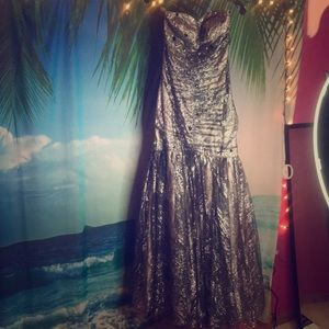 Purple Sparkle Prom Dress